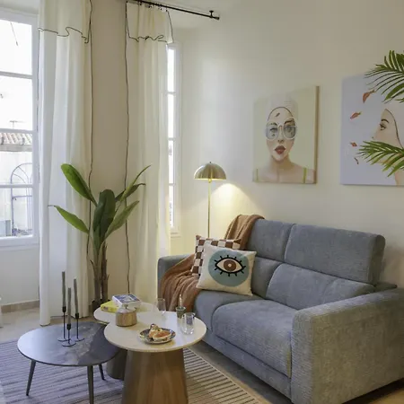 #38 Staywizus - 1bdr Place Massena - Near - Ac & Wifi Appartement Nice